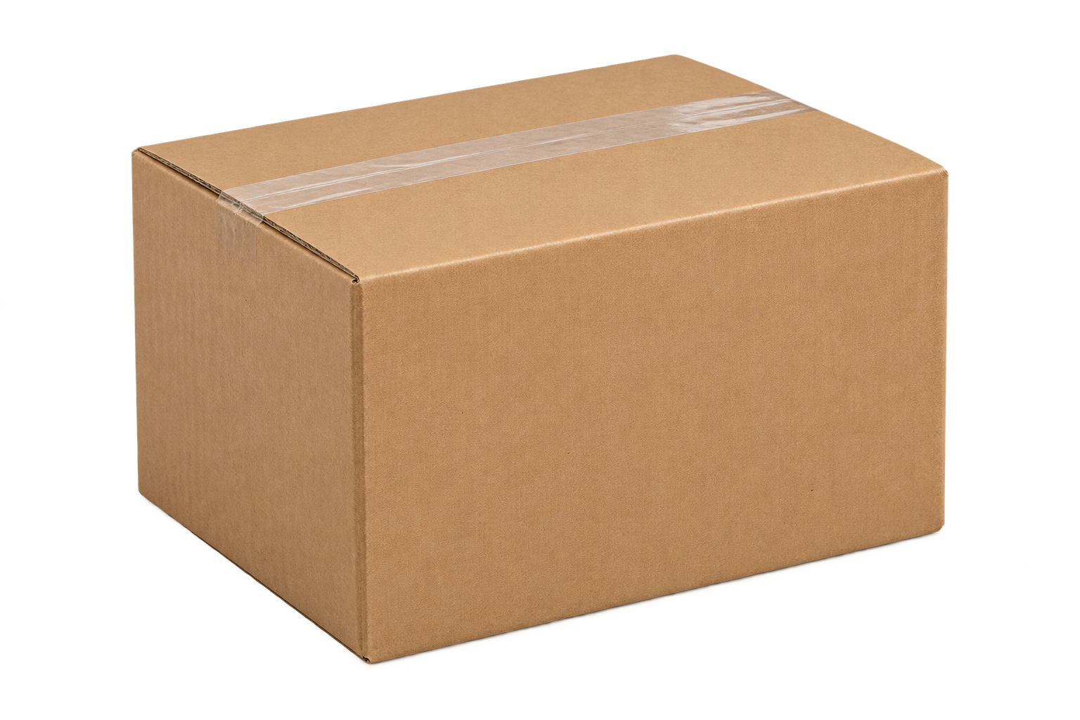 Brand-new medium cardboard moving box