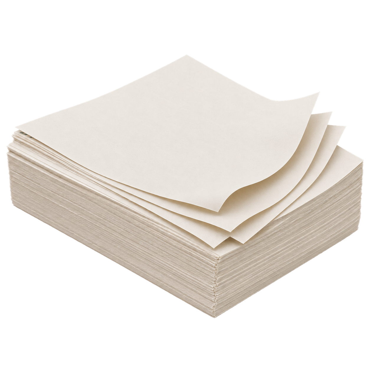 Stack of packing paper
